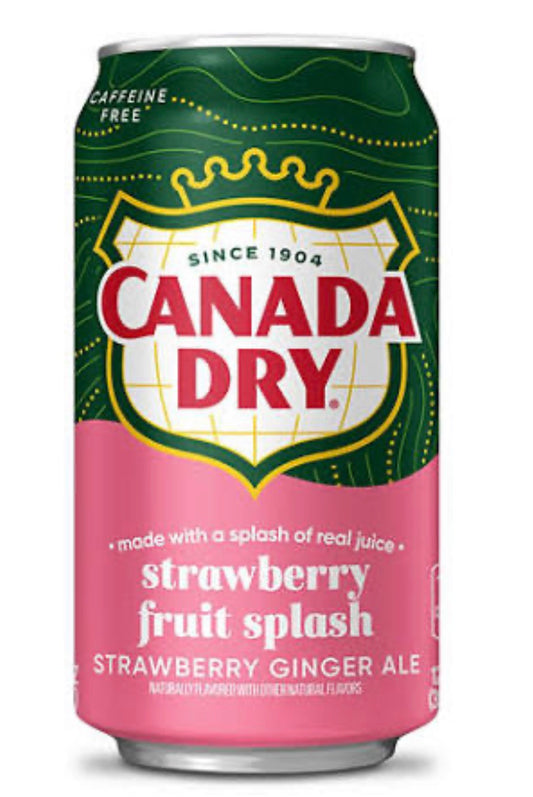 Canada Dry Strawberry Fruit Splash